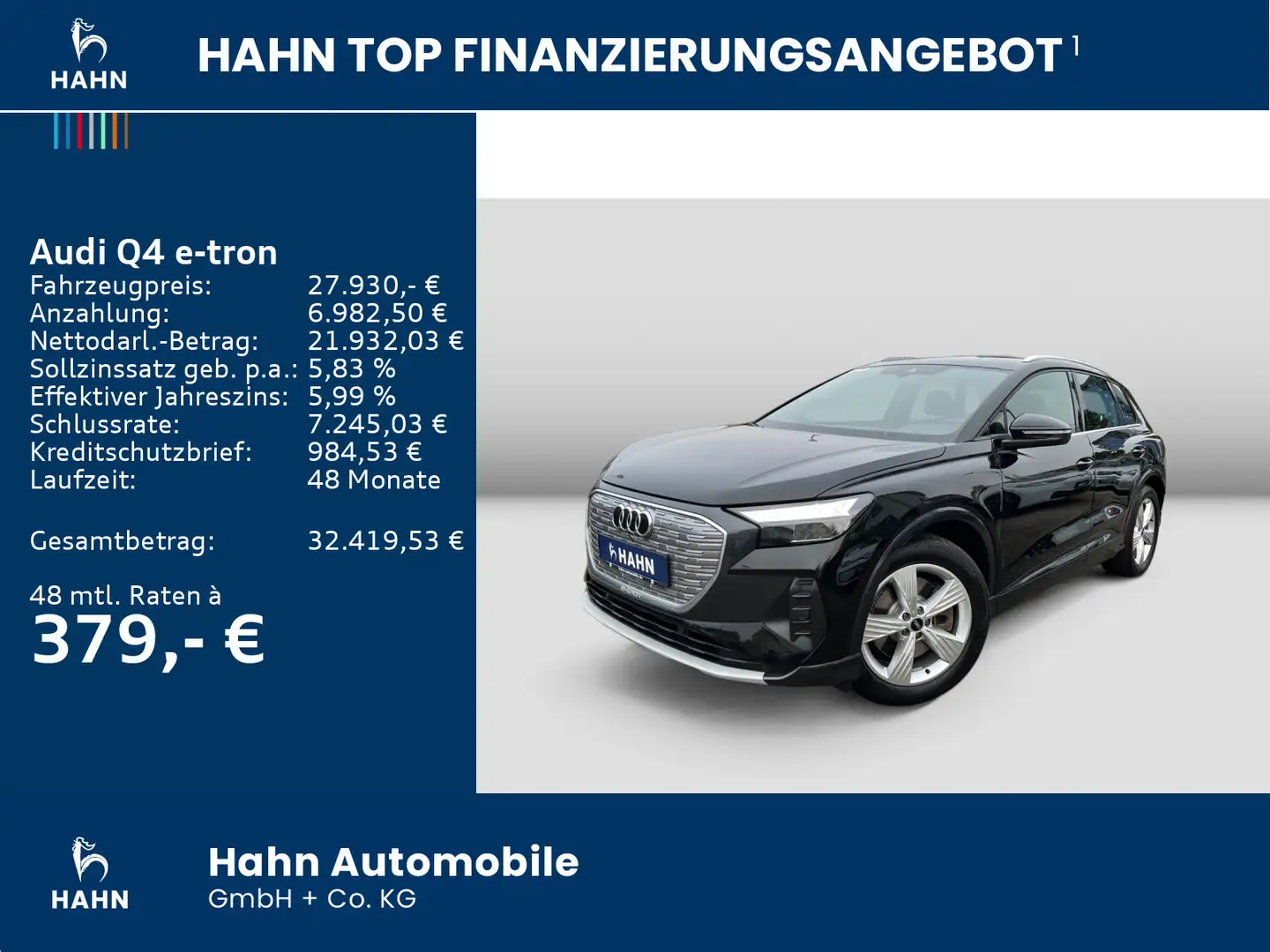 Audi Q4 e-tron Q4 50 e-tron quattro NAV LED EHECK VIRTUAL SOUND Schwarz - 2