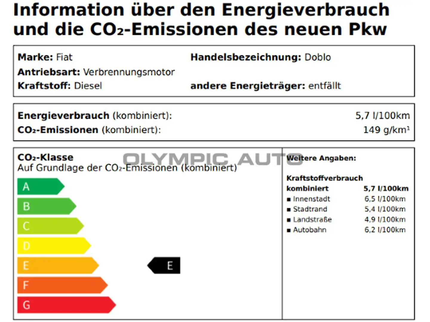 Fiat Doblo Maxi 1,5 Automatik 7-SITZE KAMERA SITZHZG Weiß - 2