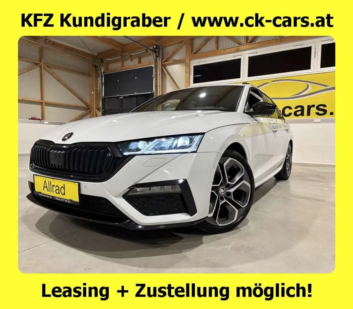 Skoda Octavia RS 4x4 **LED VIRTUAL COCKPIT AHK HEAD-UP-DISPLAY** Weiß - 1