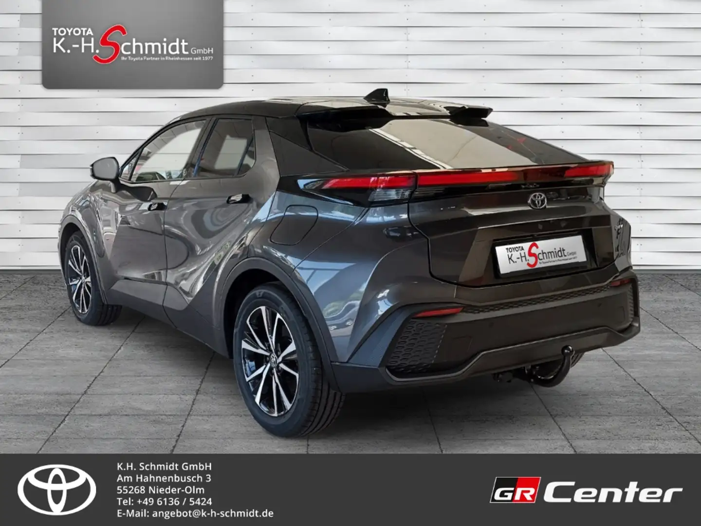 Toyota C-HR FWD Deutschland 2.0 EU6e - 2,0 l Hybrid 4x2 Team D Grau - 2