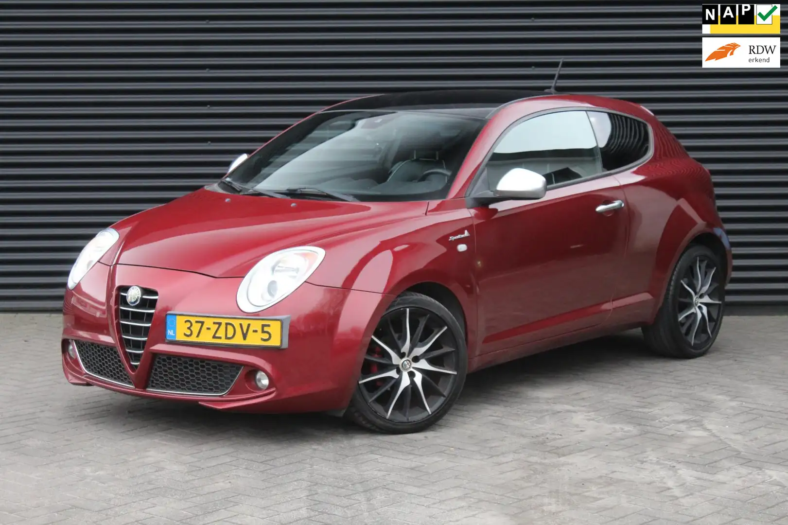 Alfa Romeo MiTo 0.9 TwinAir Sportivo | Leer | Navi | Bose | Cruise Rood - 1
