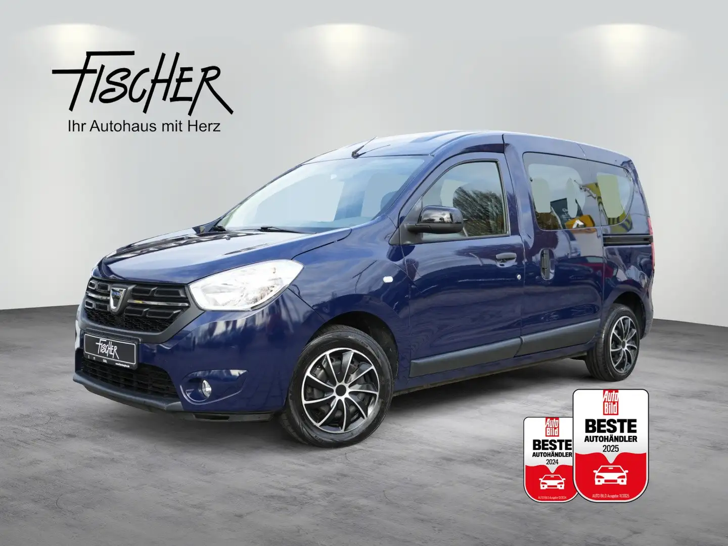 Dacia Dokker TCe 100 Comfort GPF Sitzh. Klima 1.hd Comfort Bleu - 1
