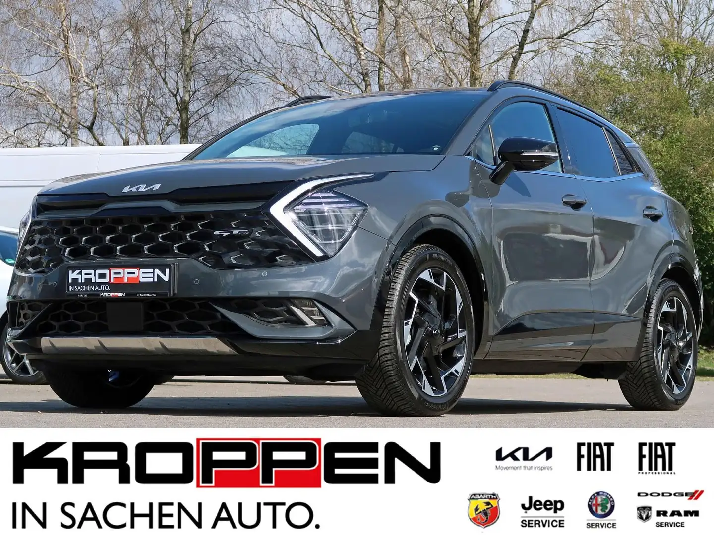 Kia Sportage GT-Line AWD Pan.-Dach Android Carplay M+S-Allwette Gris - 1
