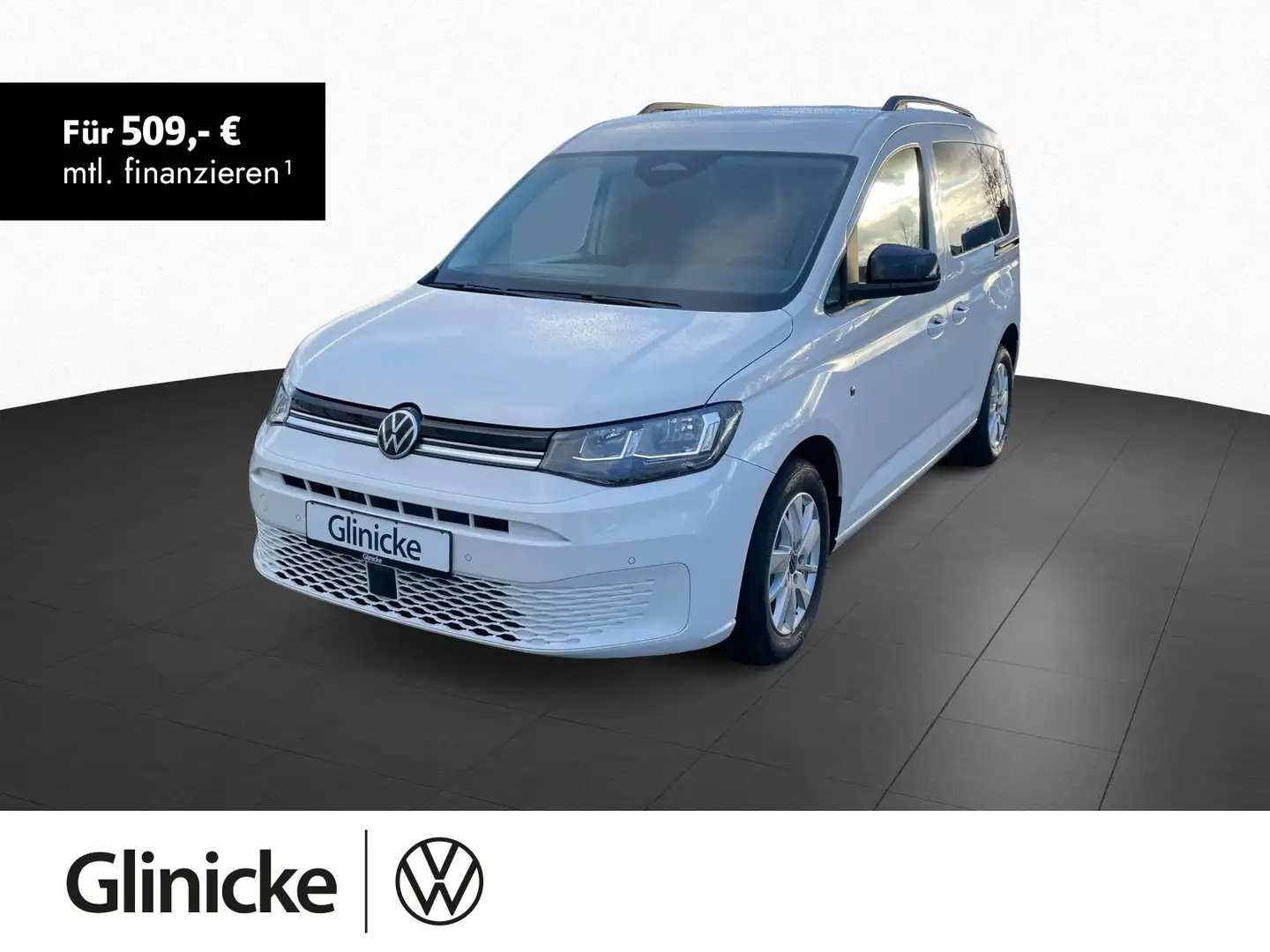 Volkswagen Caddy Life 2.0 TDI Kamera Klima App Connect PDC Weiß - 1