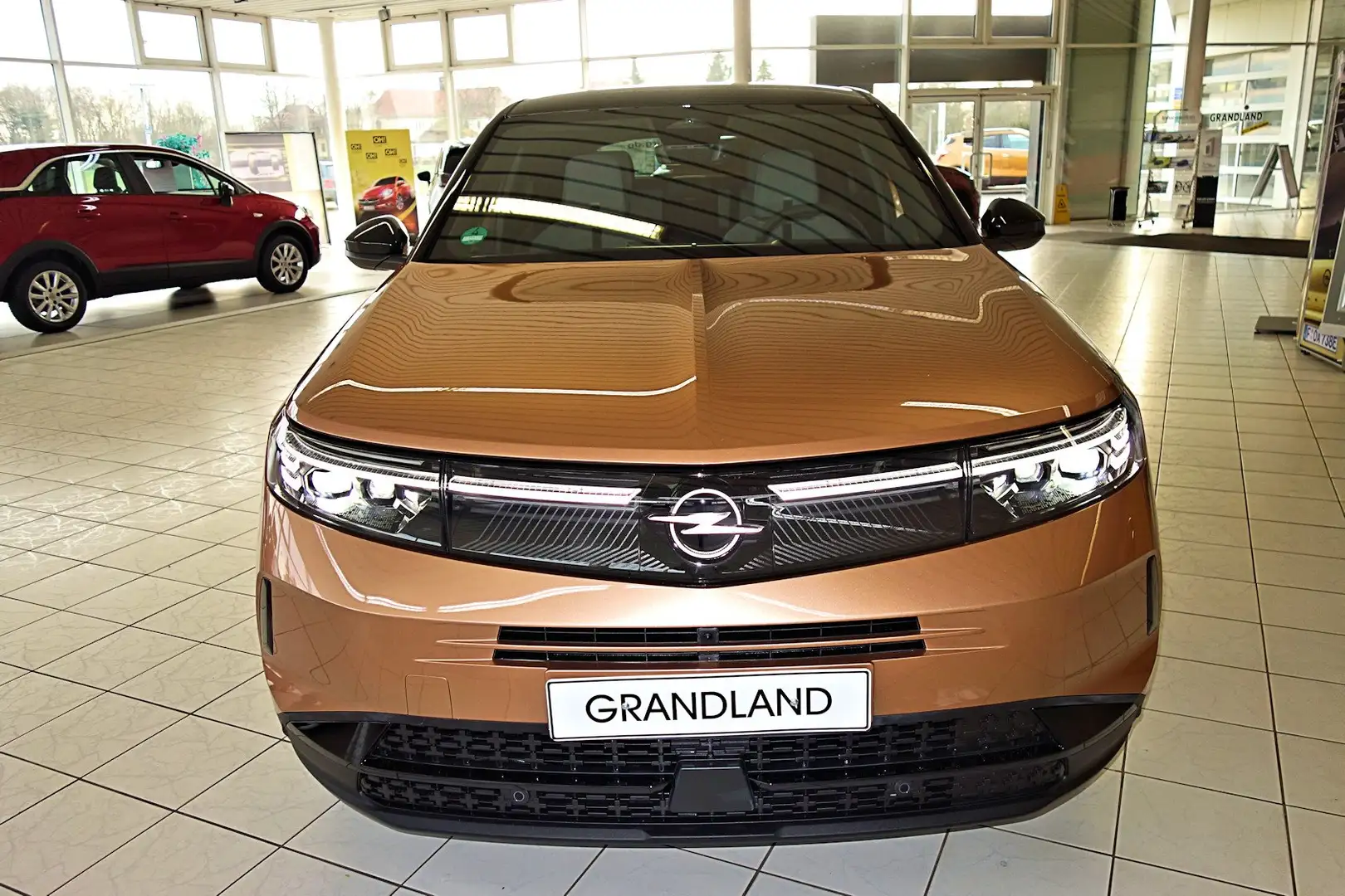 Opel Grandland B GS 1.2 LED-Matrixl,360°Kamera,Heat UP Display Bej - 2