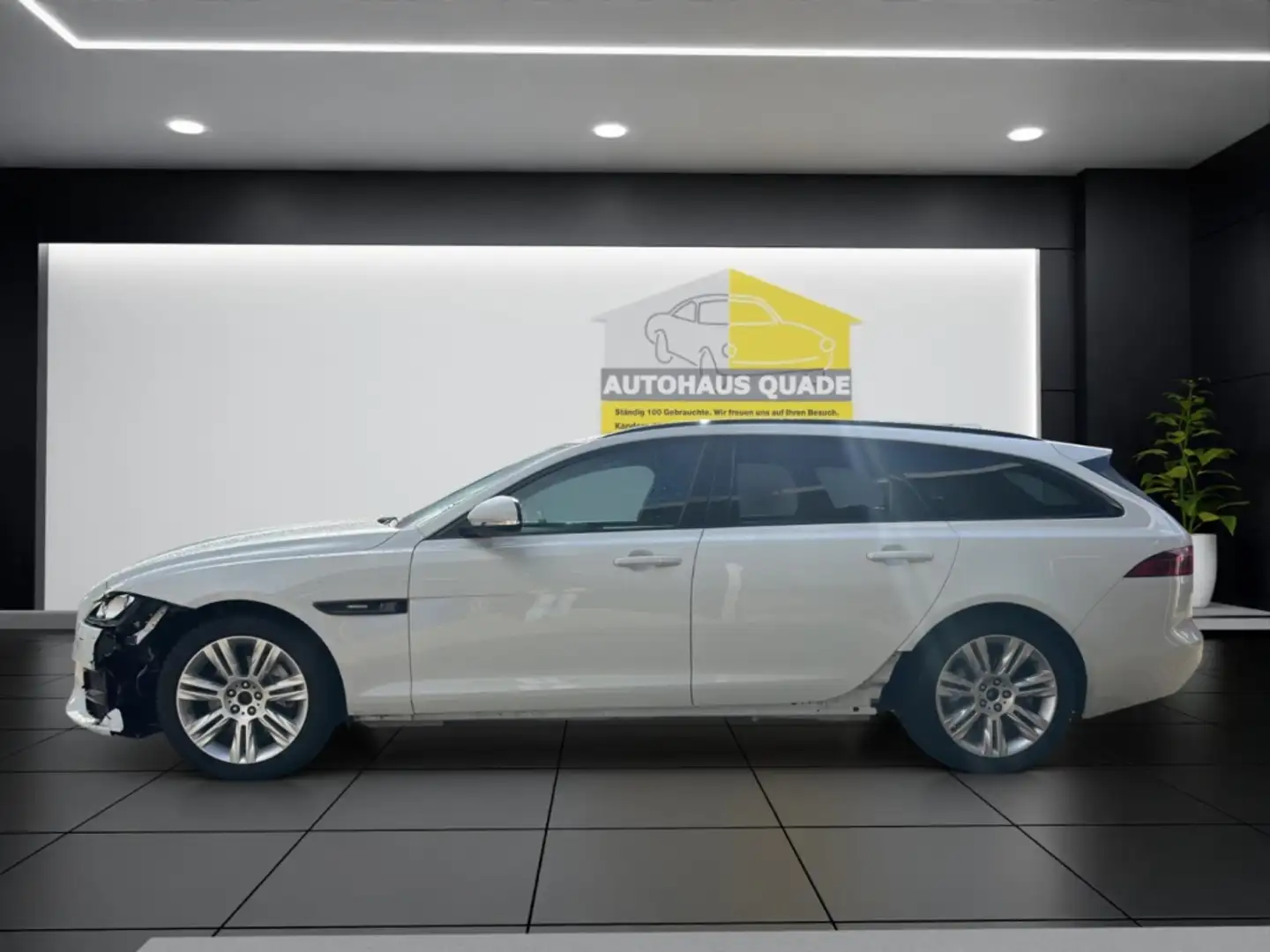 Jaguar XF Sportbrake R-Sport UNFALL-Fahrzeug Wit - 2