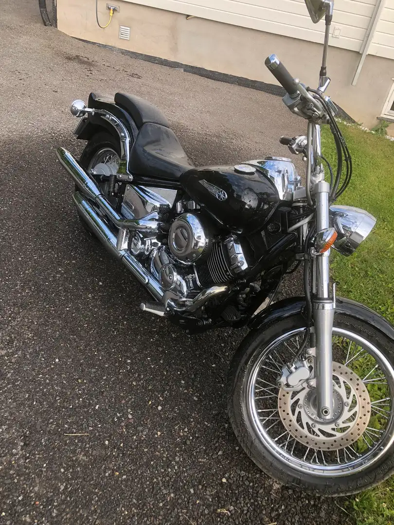 Yamaha XVS 650 Zwart - 1