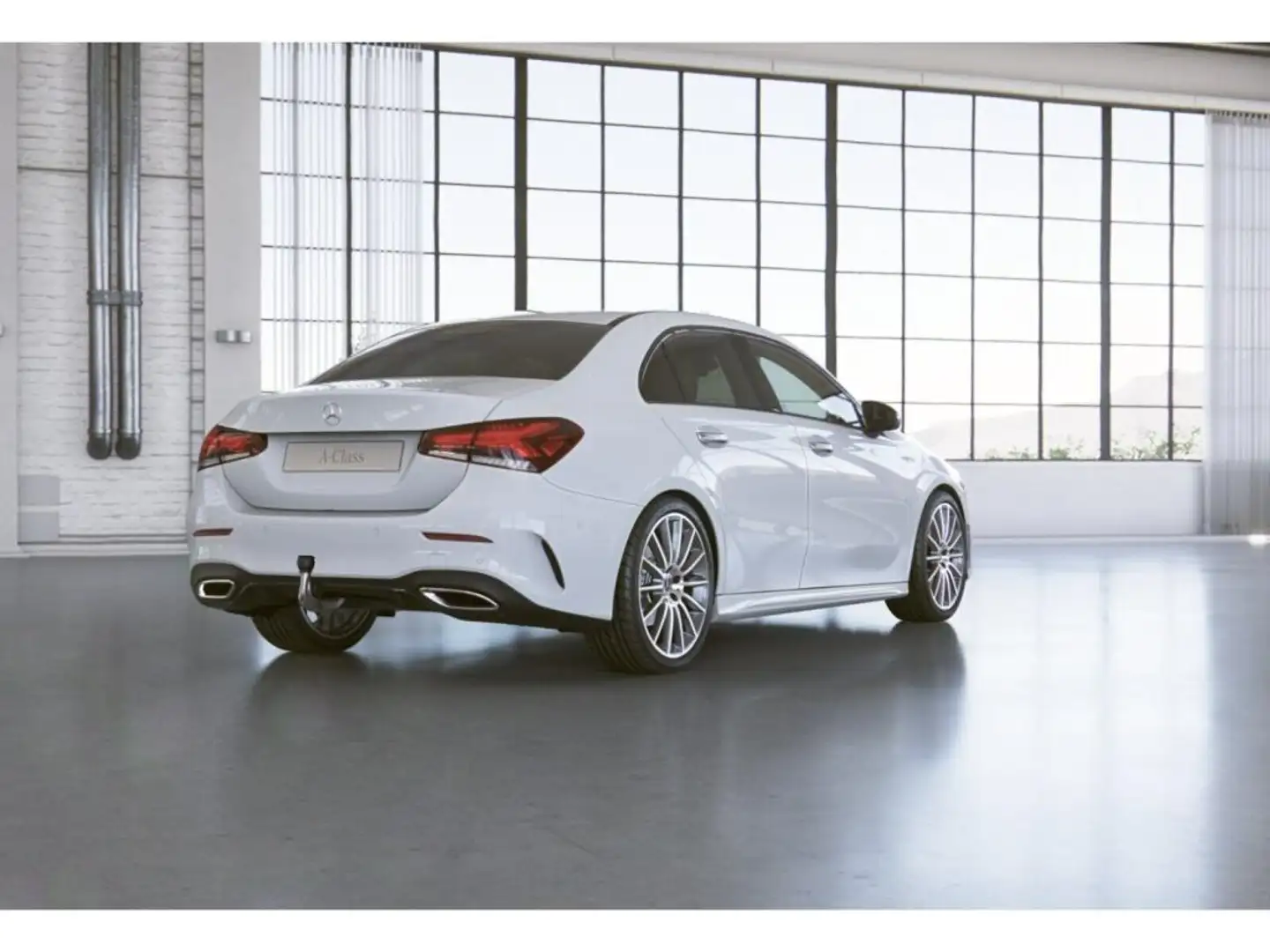 Mercedes-Benz A 220 4M Limo AMG/Wide/LED/AHK/Burm/Memory/Night Weiß - 2
