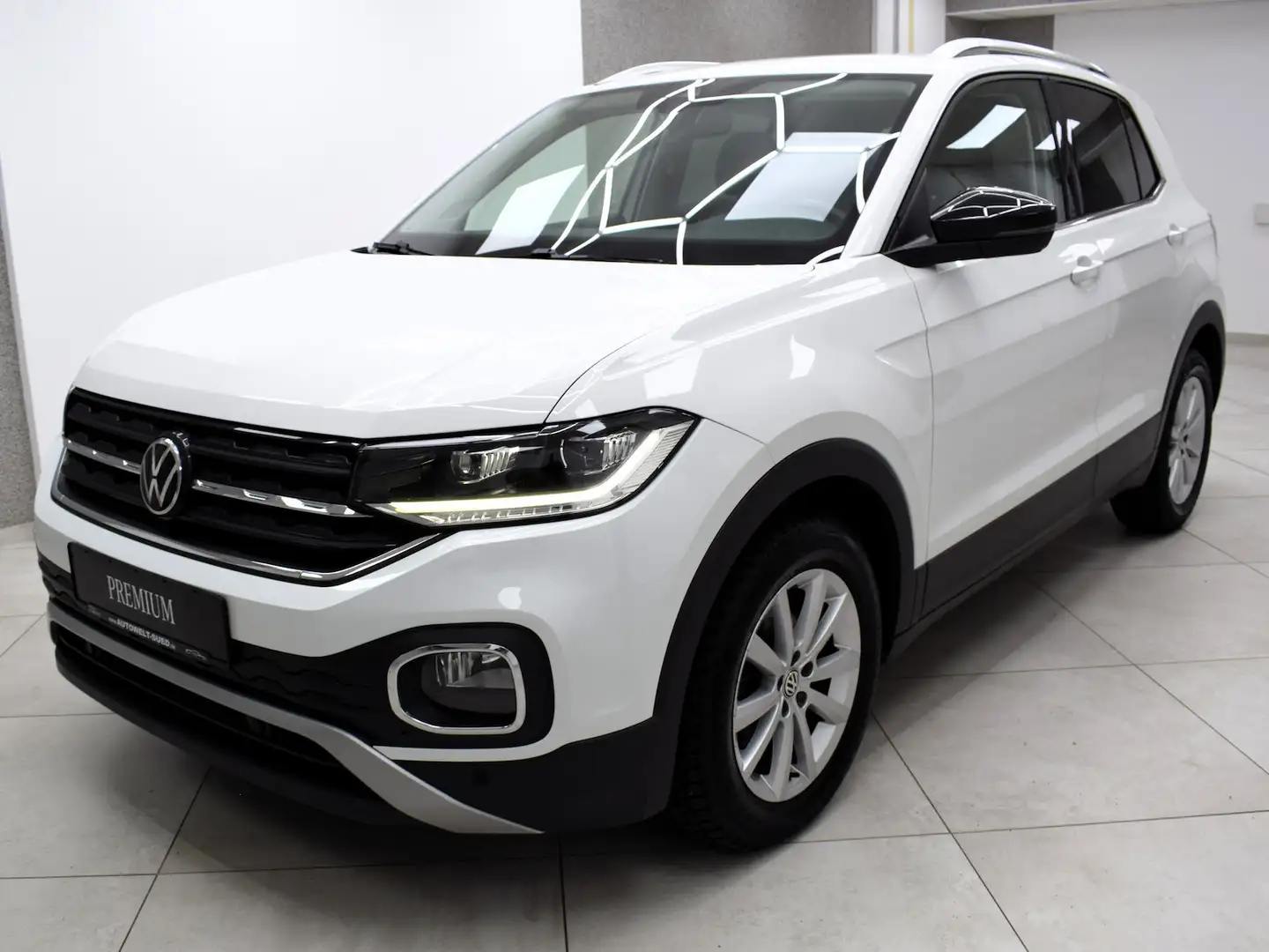 Volkswagen T-Cross 1.0 TSI DSG Style Design-Paket IQ.Drive-Paket RCam Weiß - 2