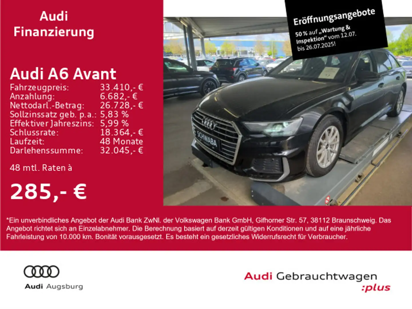 Audi A6 40 TDI S line qu. S-tr. *PANO*LED*17''* Černá - 1