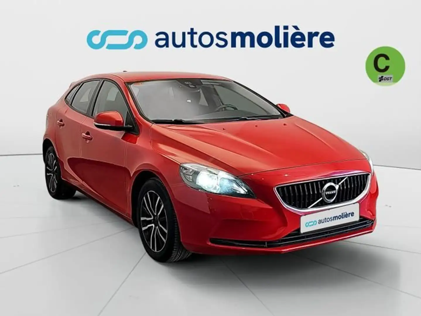 Volvo V40 D3 Kinetic Aut. 150 Rojo - 2