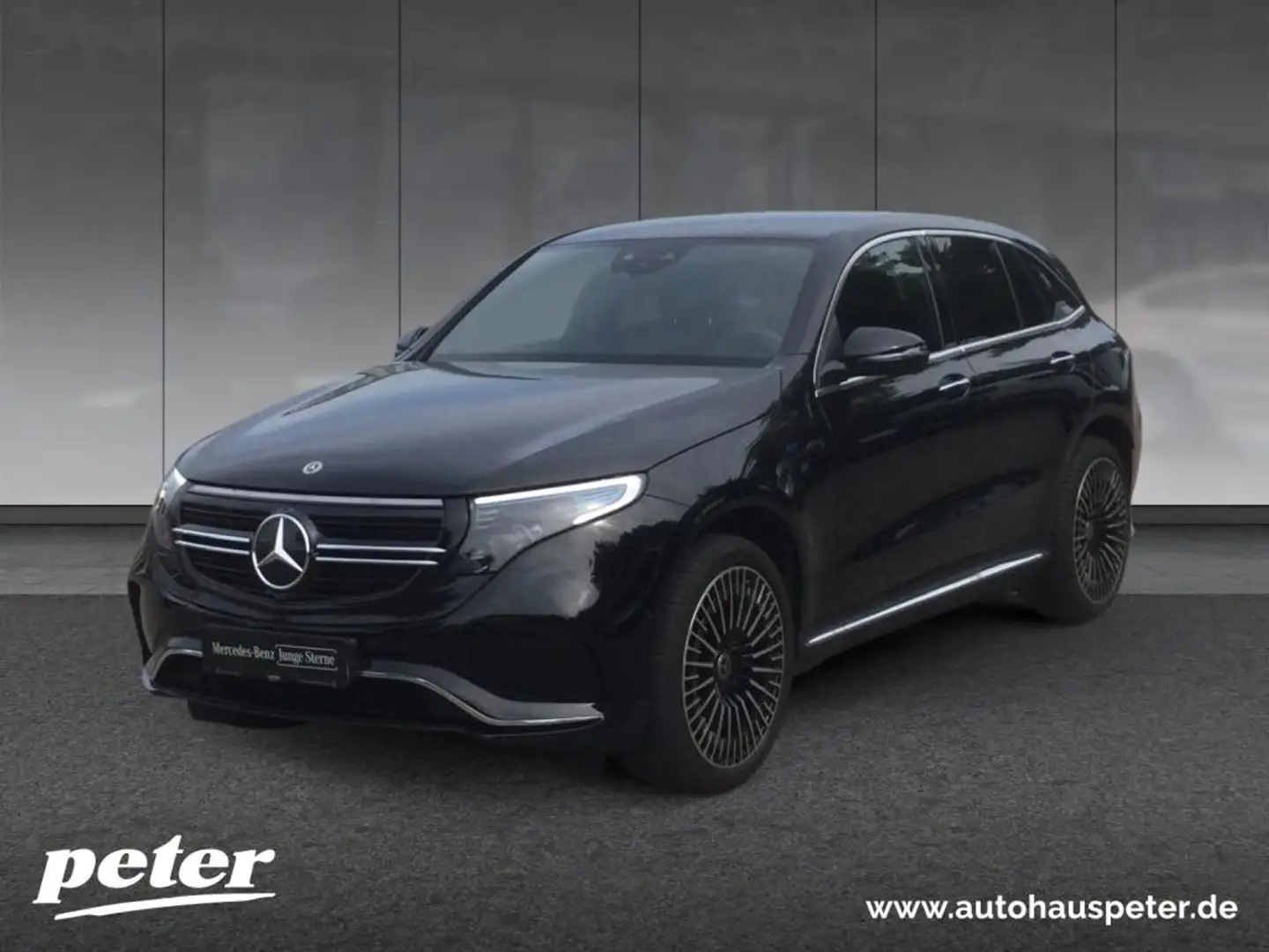 Mercedes-Benz EQC 400 4MATIC  AMG, Multibeam Zwart - 1