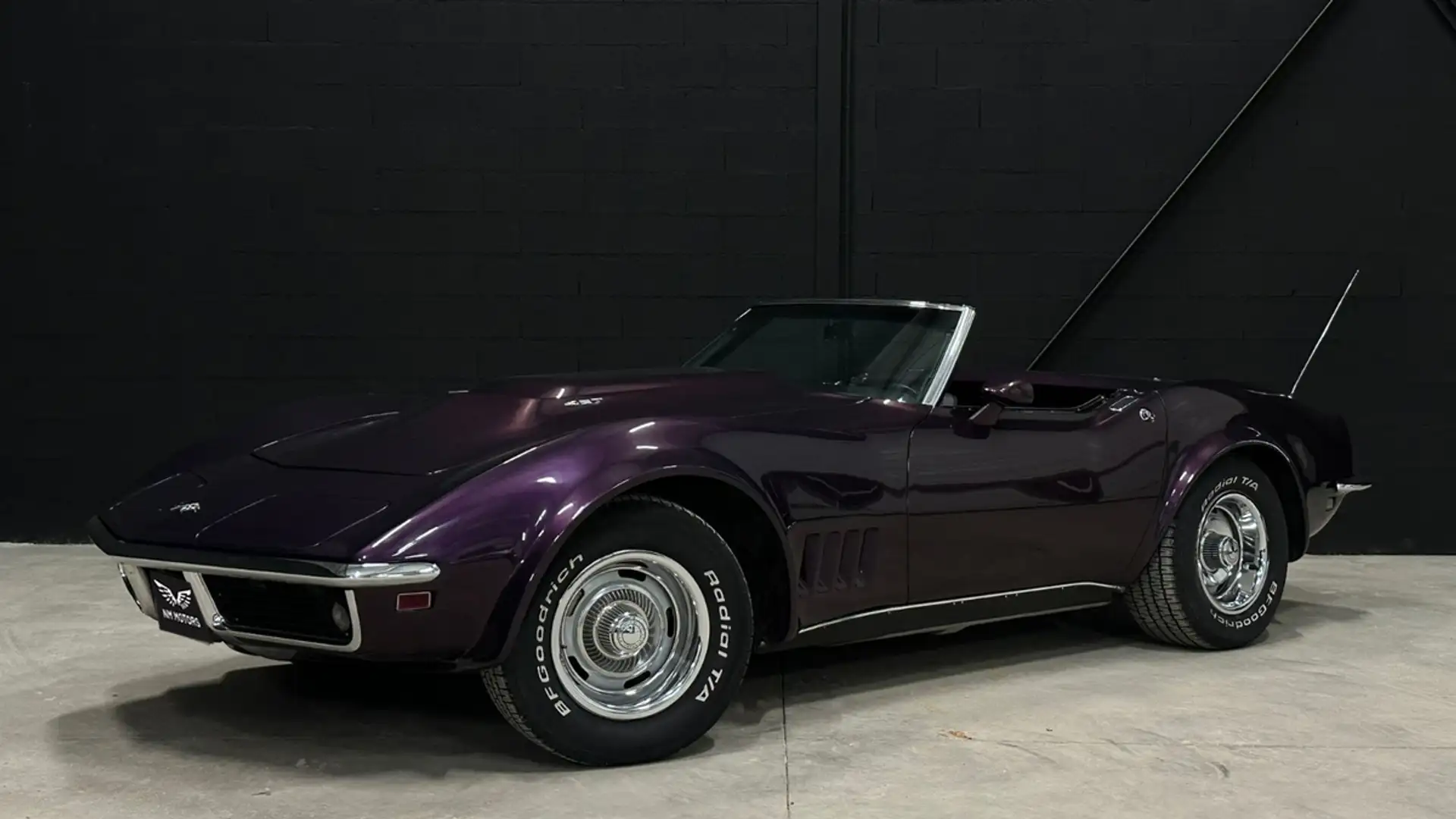 Chevrolet Corvette C3 Cabriolet Widebody V8 Mauve - 1