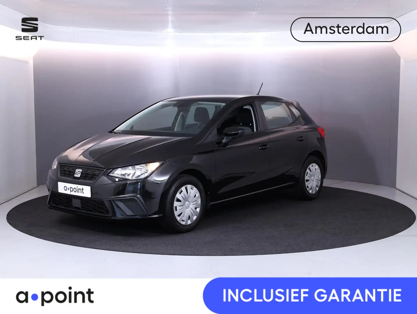 SEAT Ibiza 1.0 TSI Style 95PK | Navigatie via app | Parkeerse Schwarz - 1
