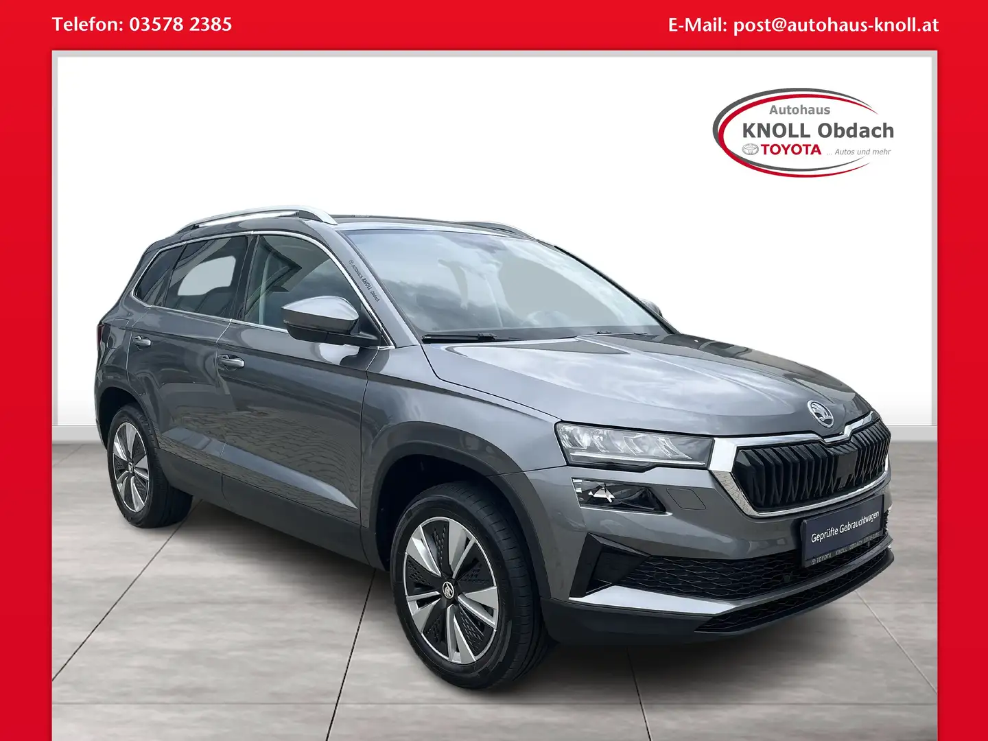 Skoda Karoq 1,0TSi Style OPF Grau - 1