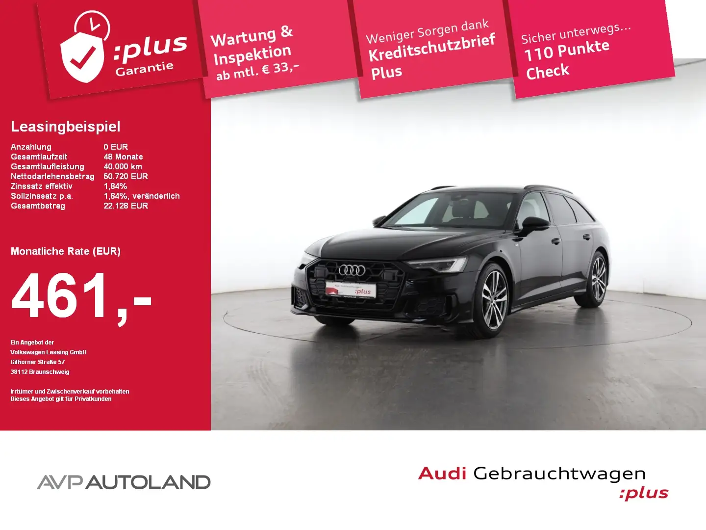 Audi A6 Avant 40 TDI S tronic S line MATRIX-LED Schwarz - 1