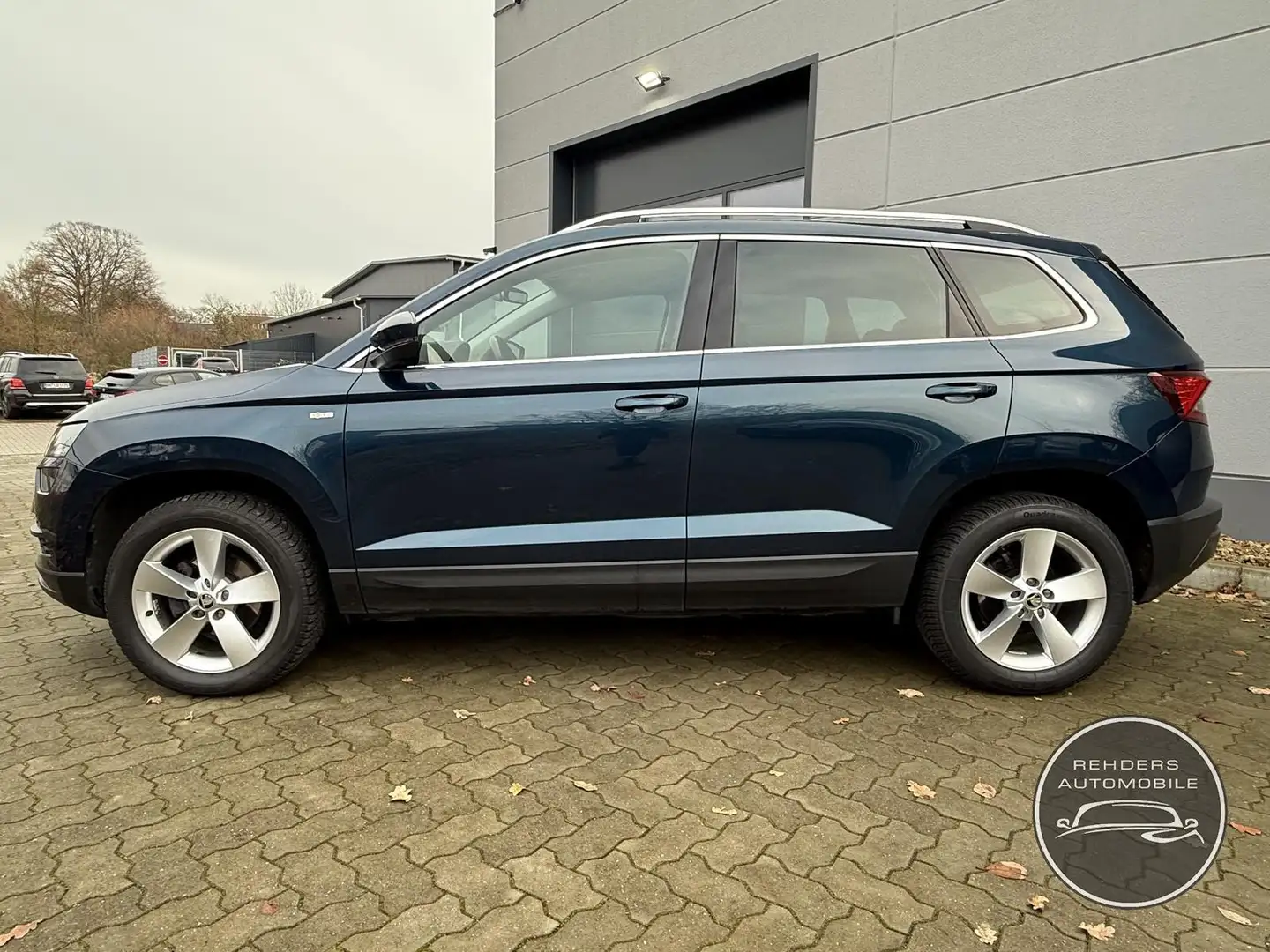 Skoda Karoq Ambition LED RFK SHZ AHK ACC Navi AppleCar Blau - 2