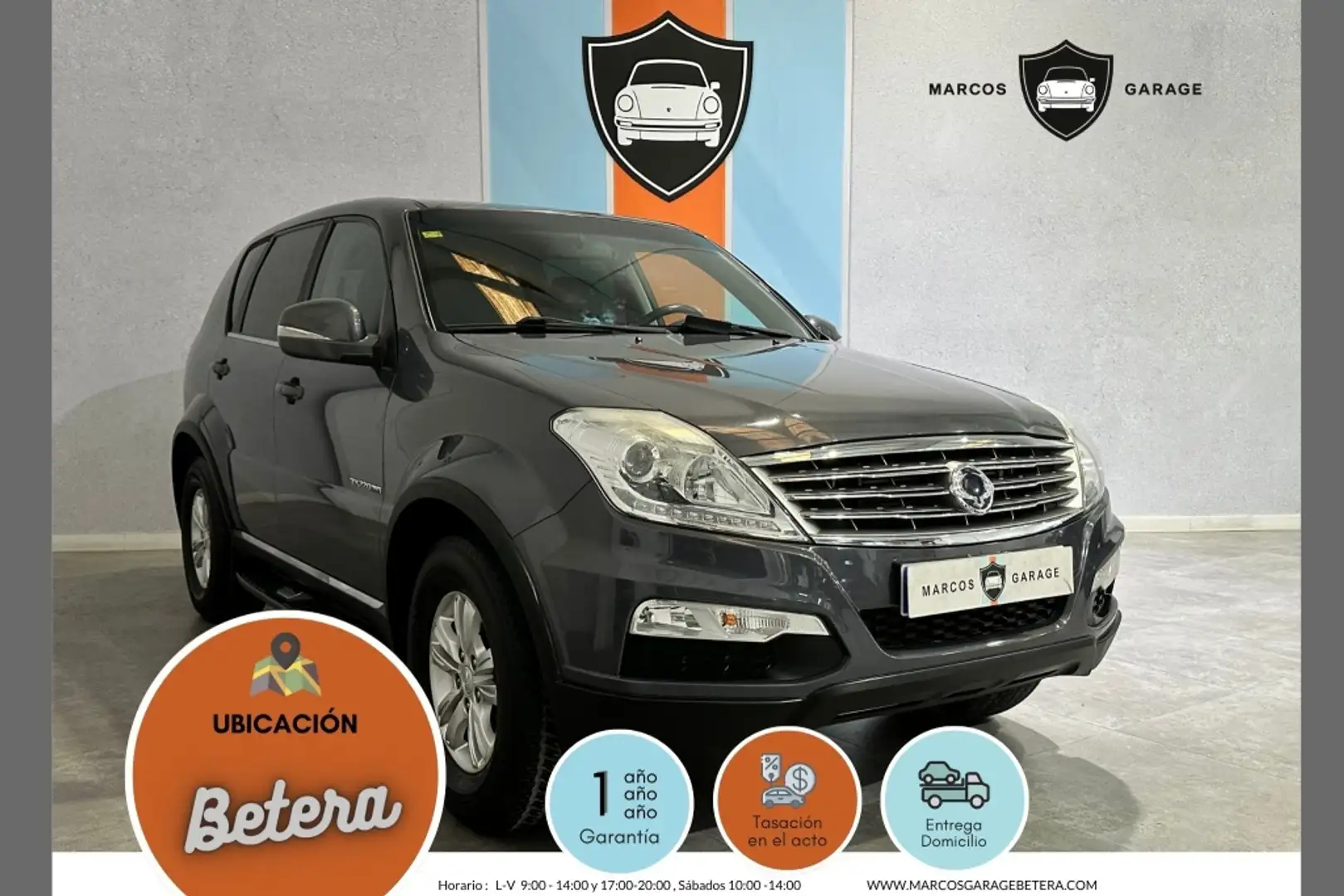 SsangYong Rexton W D22T Premium 4x2 Gris - 1