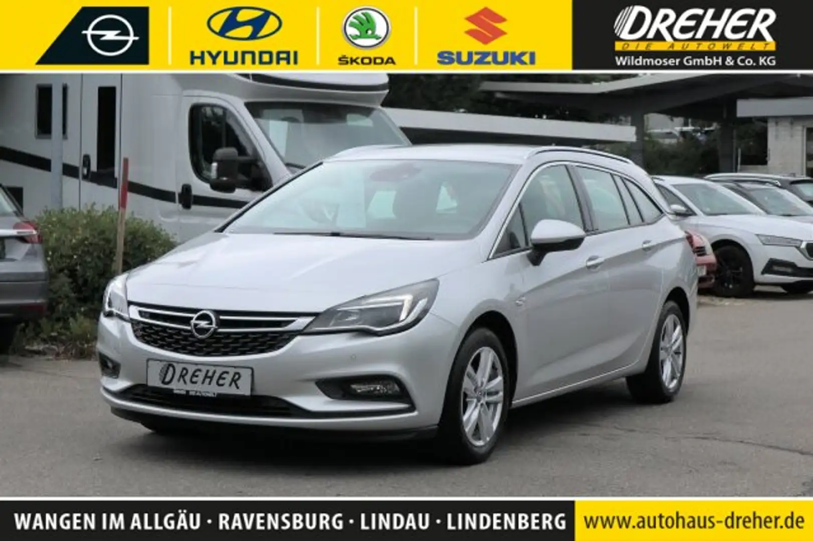 Opel Astra Astra K 1.4 Turbo Dynamic Start/Stop (EURO 6d-TEMP Silber - 1