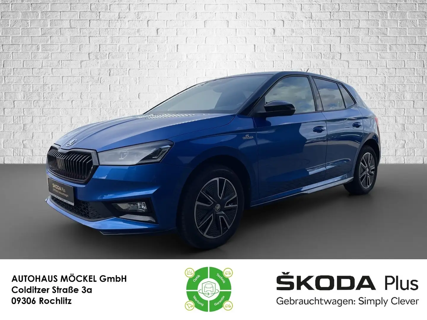 Skoda Fabia 1.0 TSI Monte Carlo LED/Digital/SmartLink Blau - 2