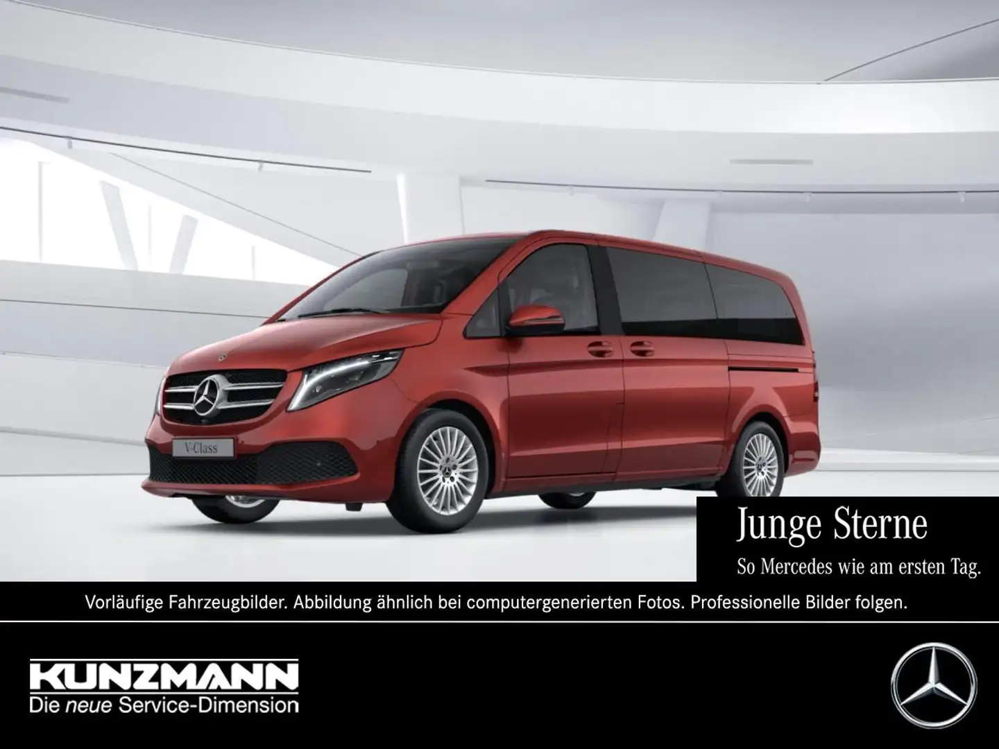 Mercedes-Benz V 250 d Avantgarde Edition Lang Standheizung AHK Rot - 1