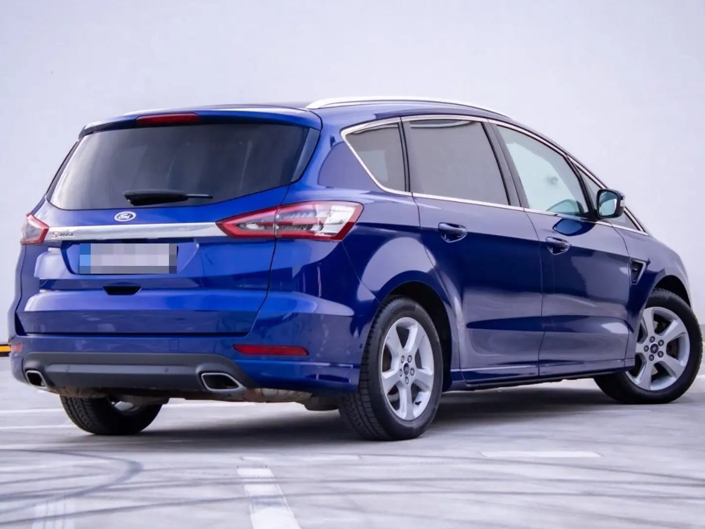 Ford S-Max 2.0 TDCi Bi-Turbo Aut. Titanium Blau - 2
