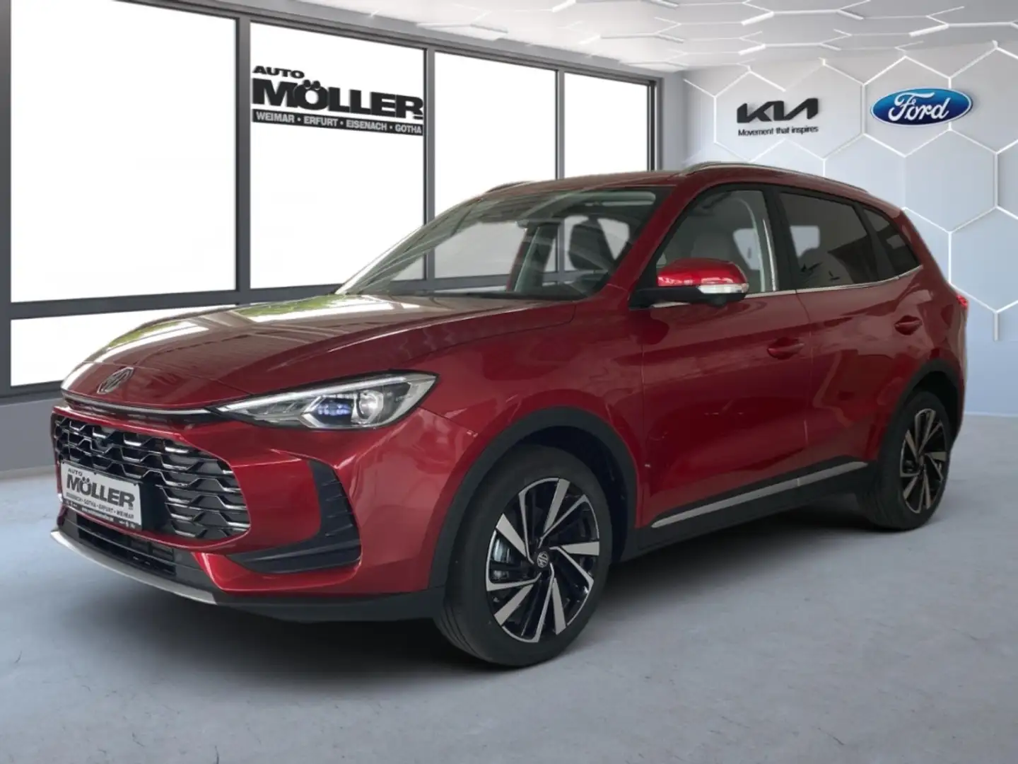 MG ZS Hybrid+ Luxury 360°Kam. el. Sitz Leder Kamera LED Rouge - 2