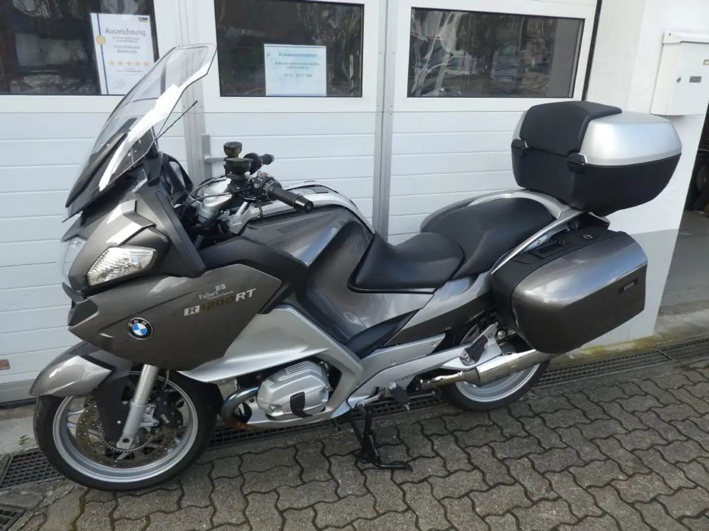 BMW R 1200 RT 1.Hand, nur 33.000, Koffersatz ESA,Navi, schön Gris - 1