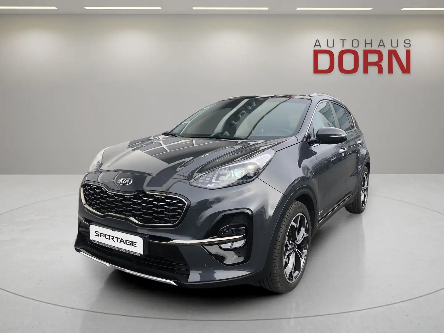 Kia Sportage GTL 2.0D 48V AWD AT8 Tech-Lederpaket AHK abnehmbar Grau - 1
