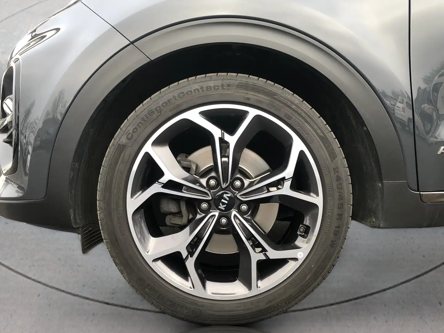 Kia Sportage GTL 2.0D 48V AWD AT8 Tech-Lederpaket AHK abnehmbar Grau - 2