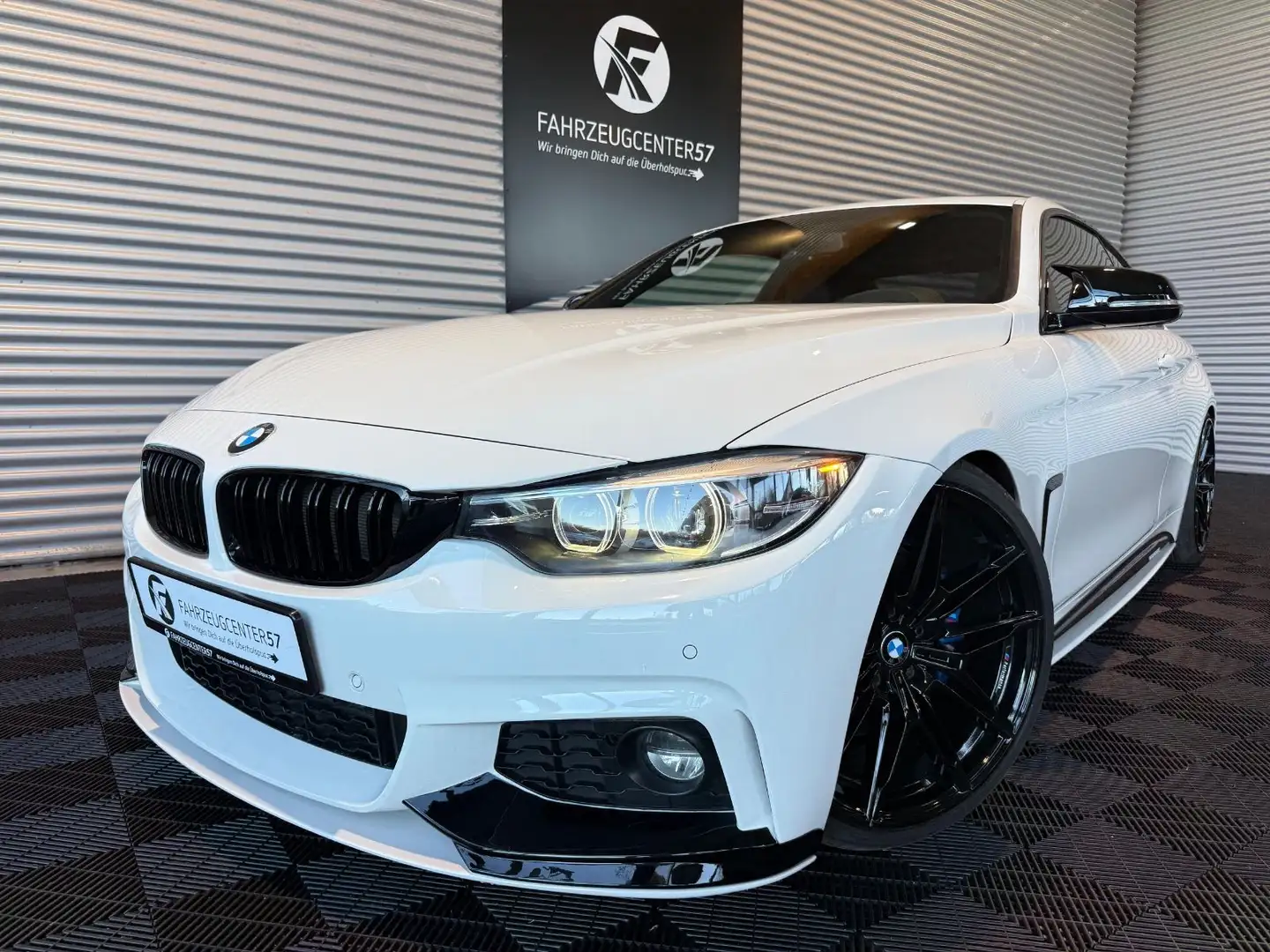 BMW 440 i Coupé M-PERFORMANCE/H&K/HUD/RFK/CARPLAY Blanc - 1