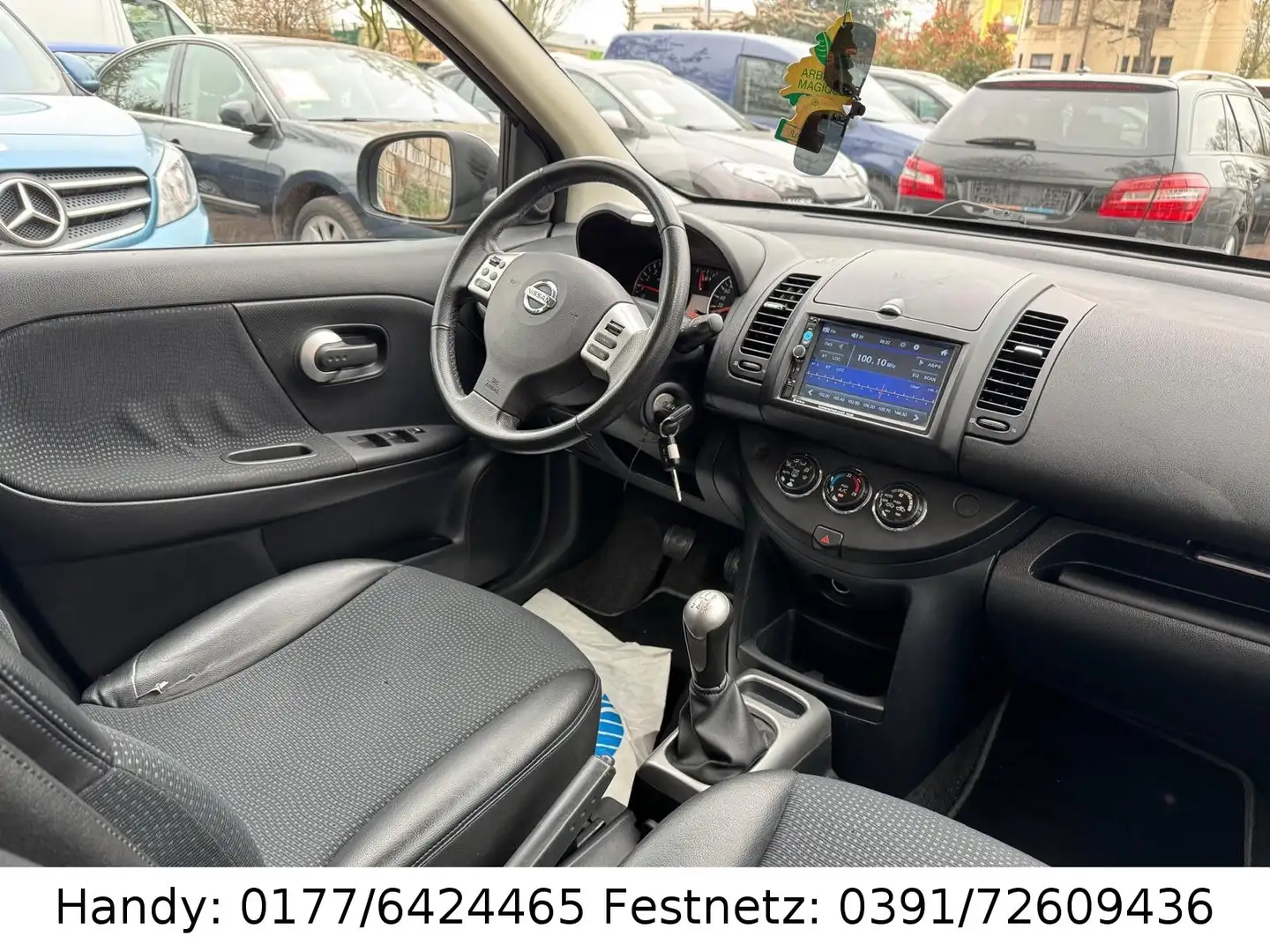 Nissan Note 1.4 KLIMA/4xel.FH/ZV mit FB/ALU´S/AHK Grau - 2