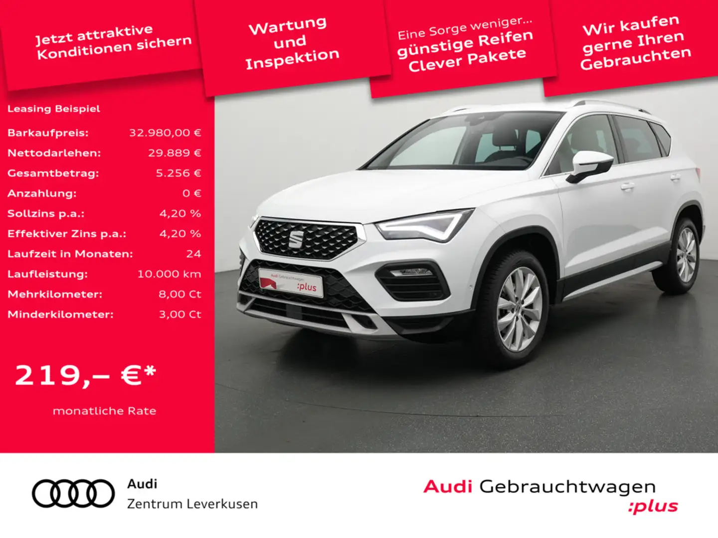SEAT Ateca Xperience ACC NAVI KAM SHZ LED PDC Weiß - 1