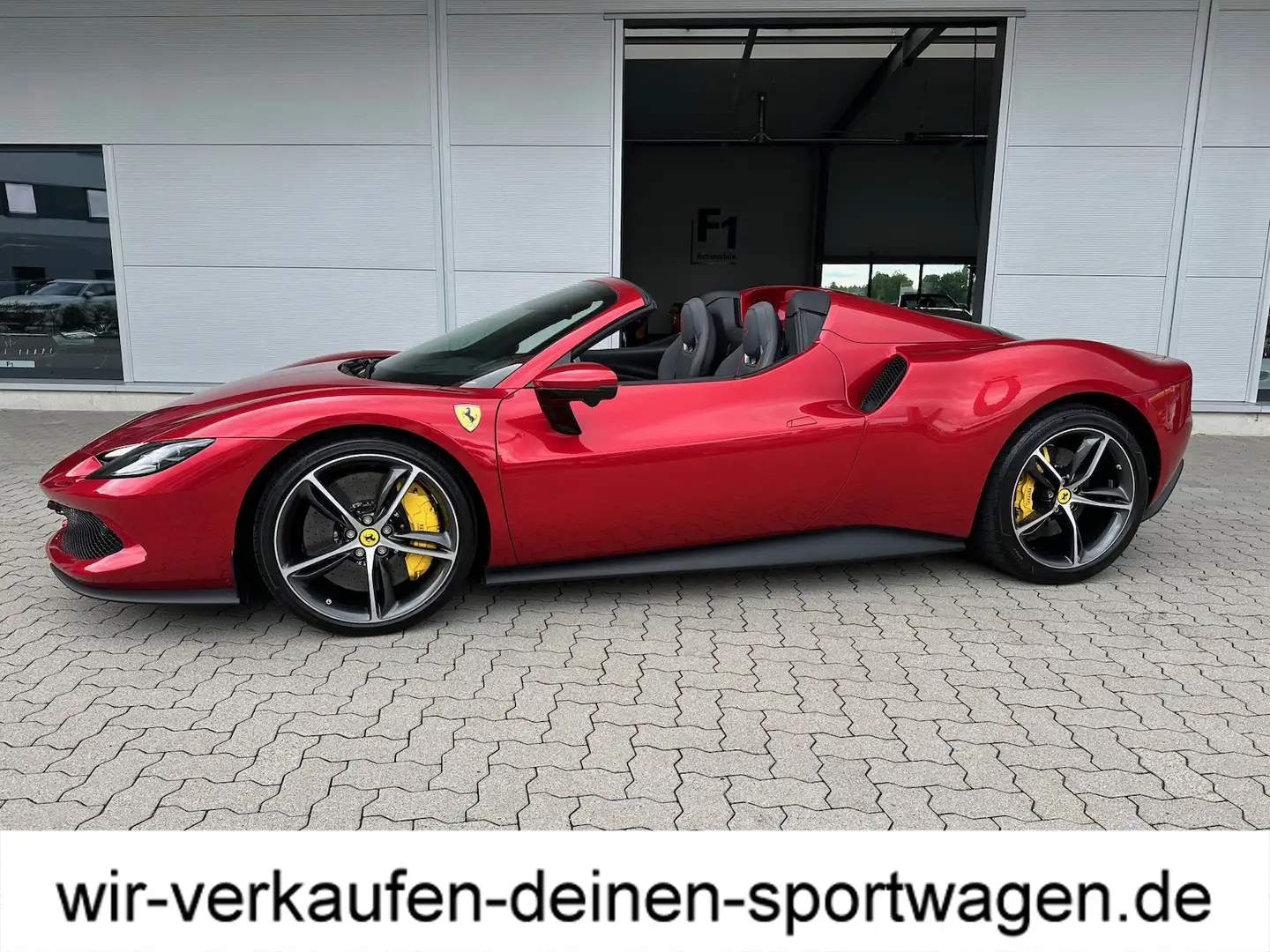 Ferrari 296 Rosso Magma Indiv. Vollausst. UPE 385´T 1. Hd. un Rood - 2
