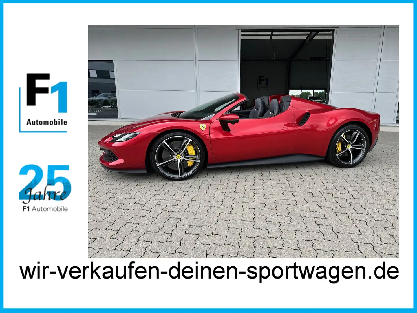 Ferrari 296 Rosso Magma Indiv. Vollausst. UPE 385´T 1. Hd. un Roşu - 1