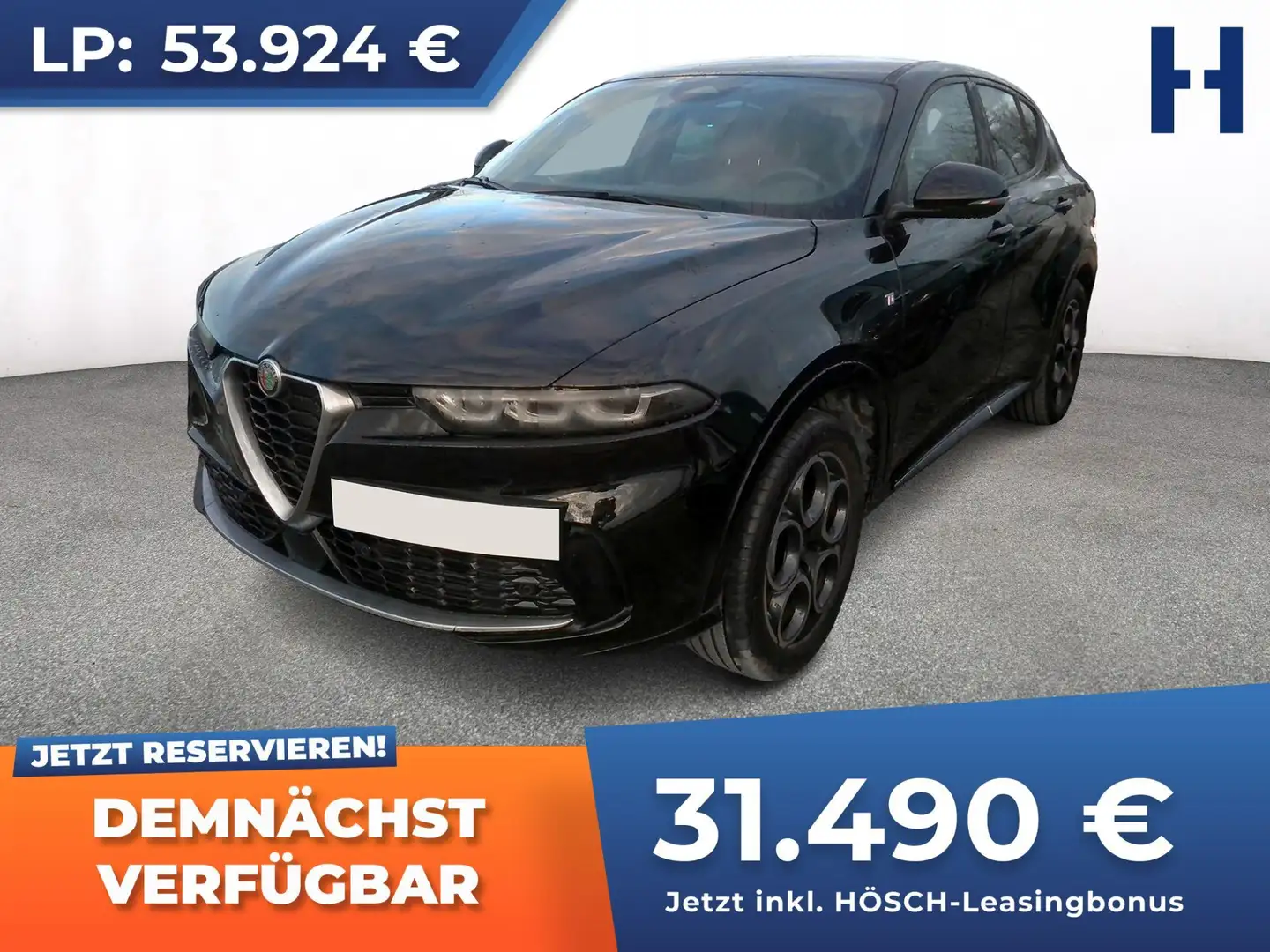 Alfa Romeo Tonale PHEV Ti 280 eAWD MATRIX KAMERA MEGADEAL ++ Schwarz - 1