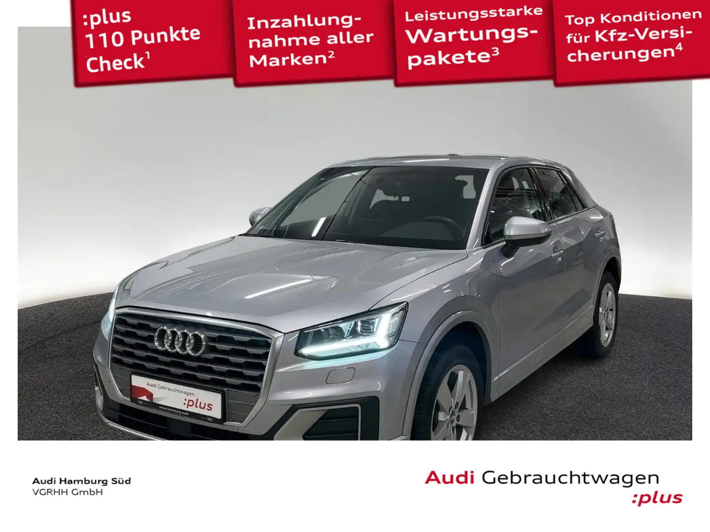 Audi Q2 35 TFSI sport S tronic NAVI/LED/KLIMAUTOMATIK Silber - 1
