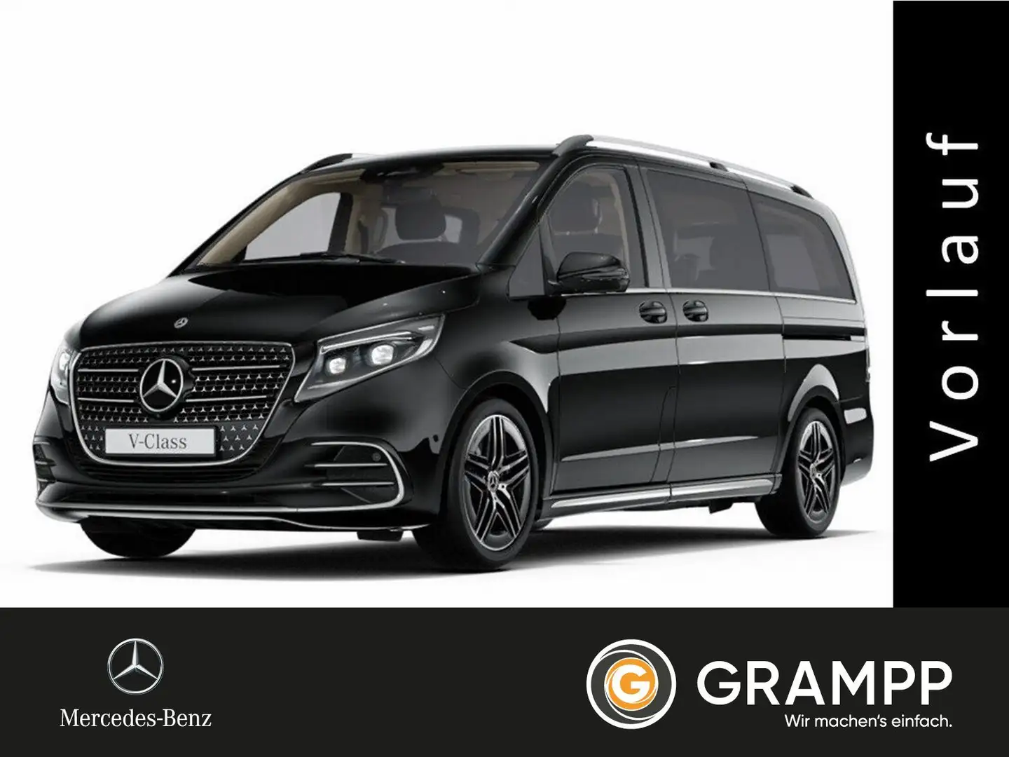 Mercedes-Benz V 300 d 4MATIC Exclusive AMG*NAPPA*PANO*AHK*AIRMA Schwarz - 1