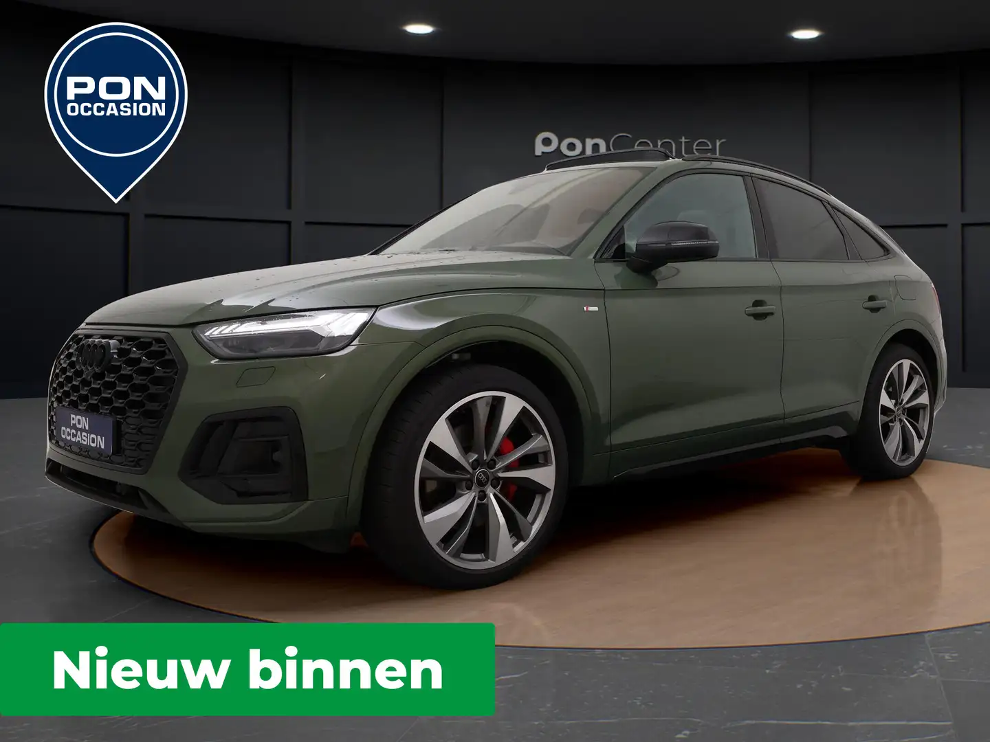 Audi Q5 Sportback 55 TFSI e 367 PK S edition Competition | Grün - 1