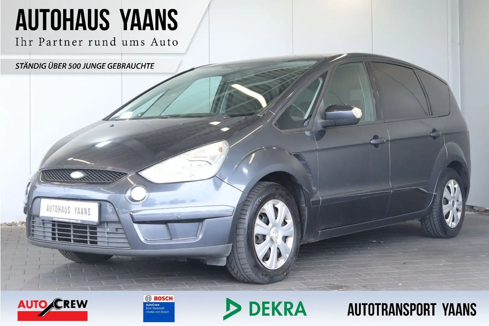 Ford S-Max 2.0 KLIMAAUT.+PDC+ISOFIX siva - 1