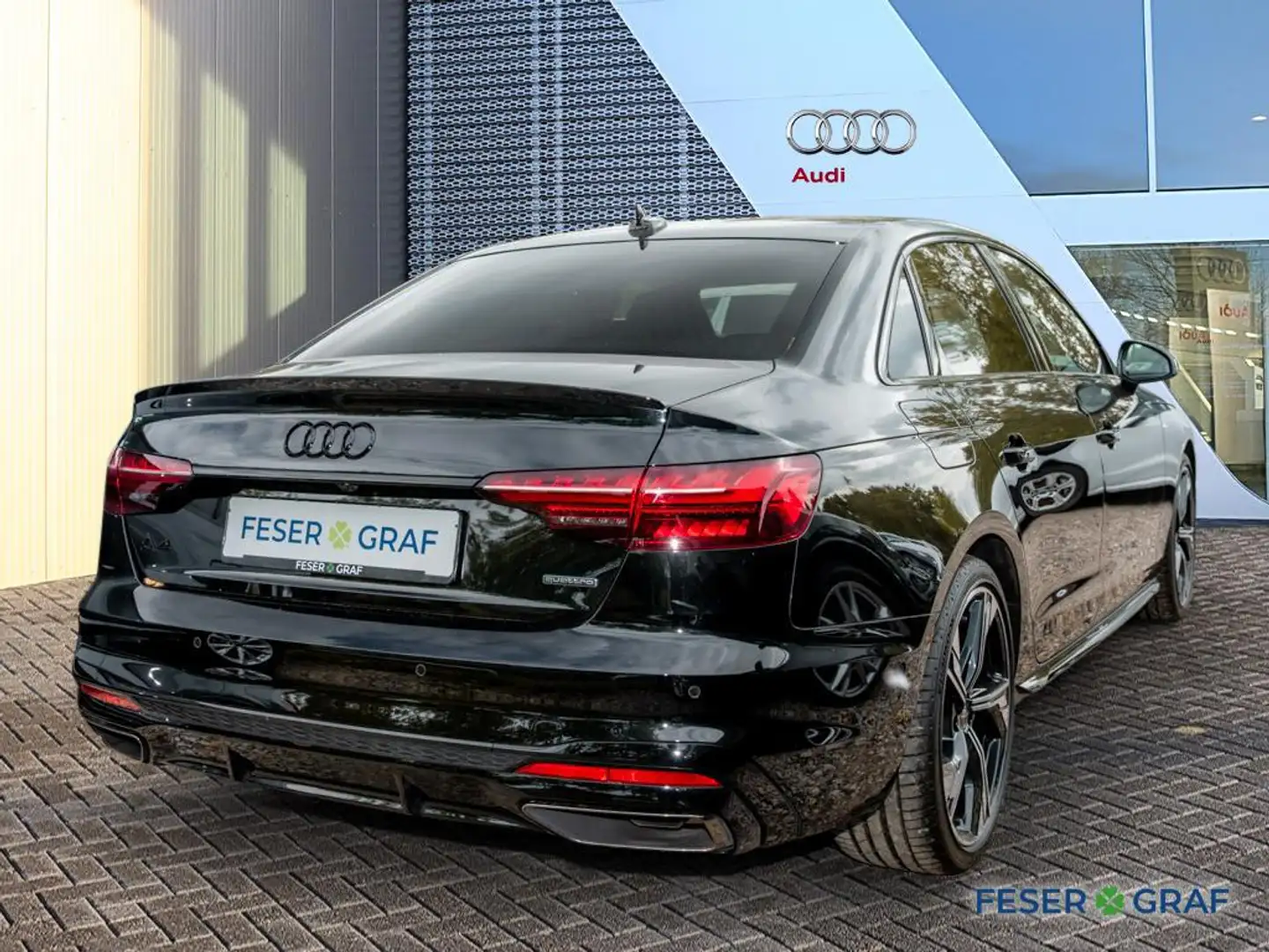 Audi A4 45 TFSI quattro 2x S line /Matrix/B&O/ACC Schwarz - 2