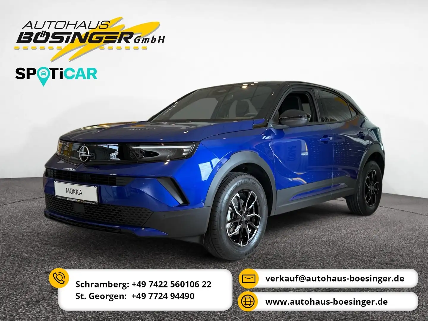 Opel Mokka Edition Komfort+Tech/ACC/Navi/SHZ/ 8Fach! Bleu - 1