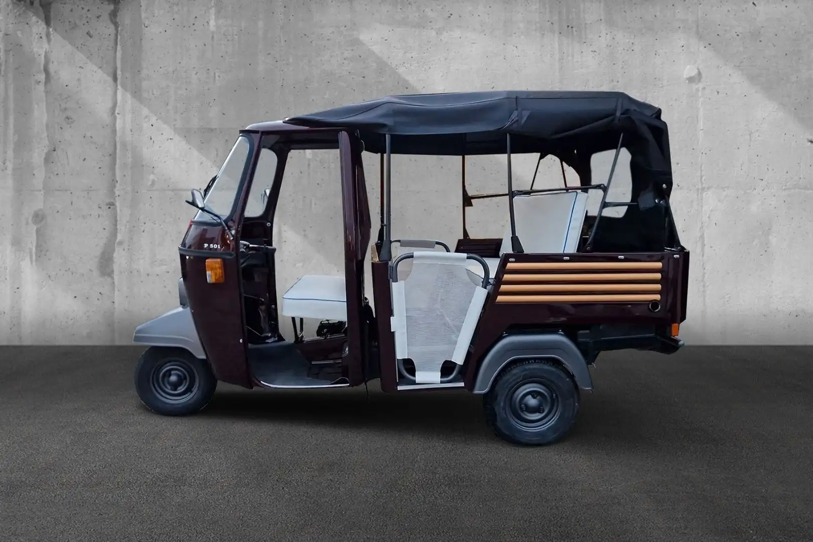 Piaggio Ape Calessino 501*Maserati Lackierung Rojo - 2