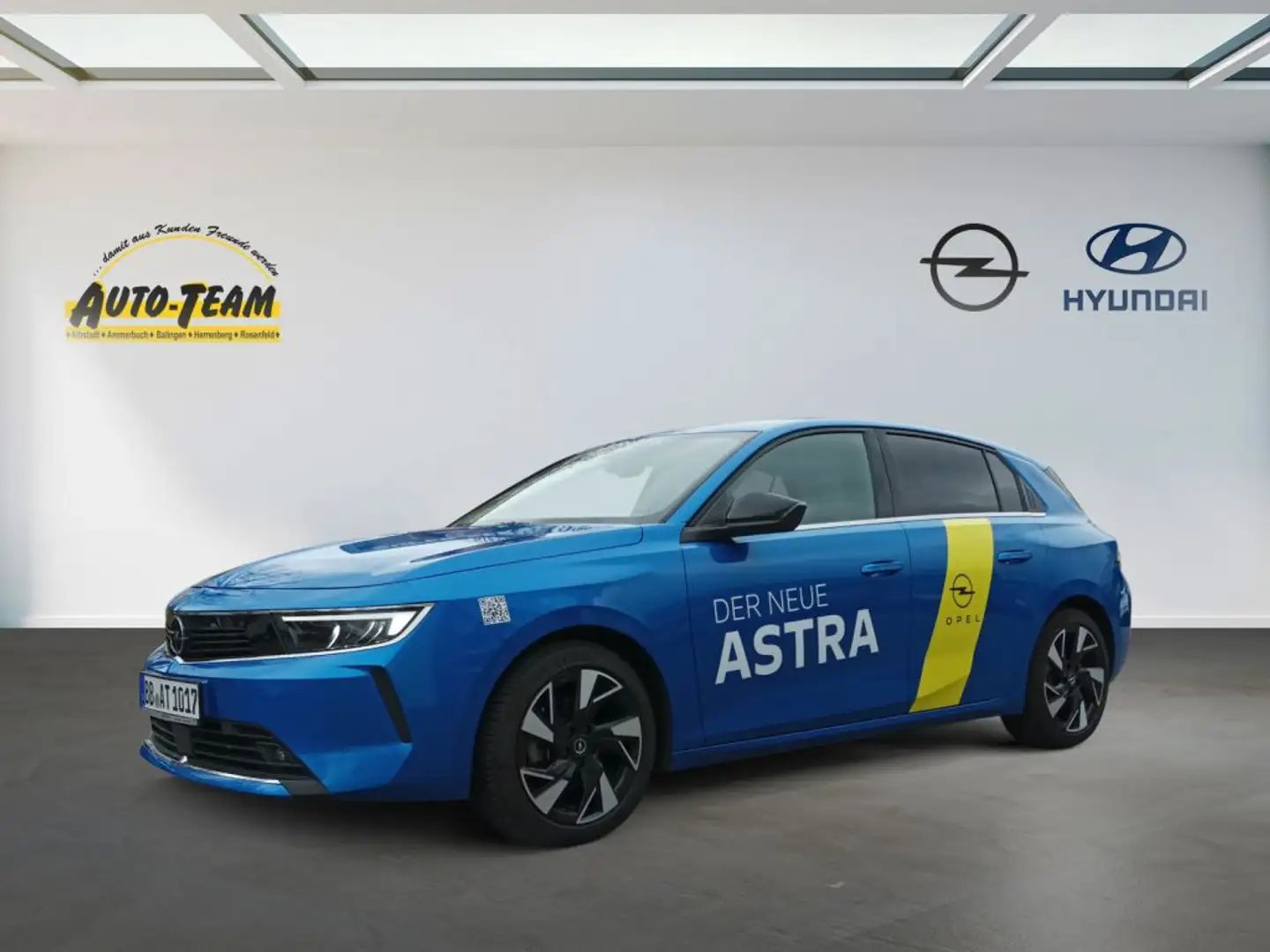 Opel Astra 1.2 Turbo Elegance Bleu - 1