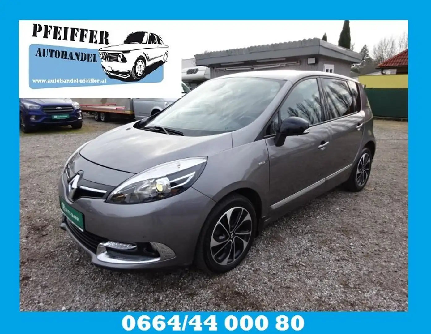 Renault Scenic BOSE Edition Pickerl neu 06.2026 Serviceheft voll. Grau - 1