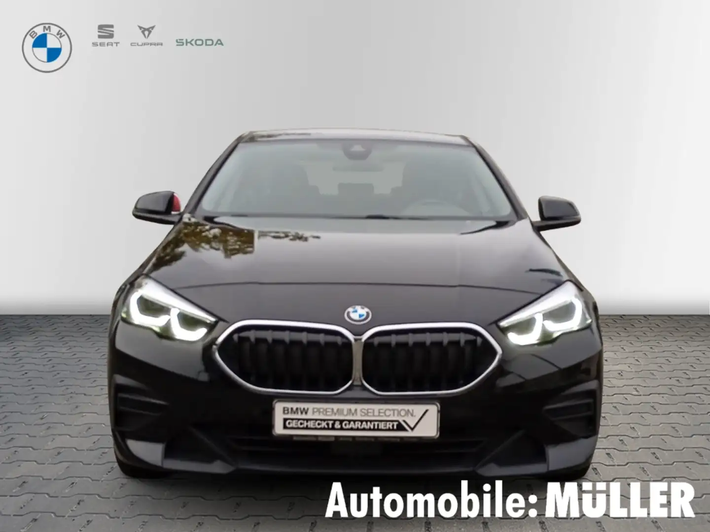 BMW 218 Gran Coupe LED+Navi+EL.AUSSENSPIEGEL+KEYLESS+SHZ Noir - 2