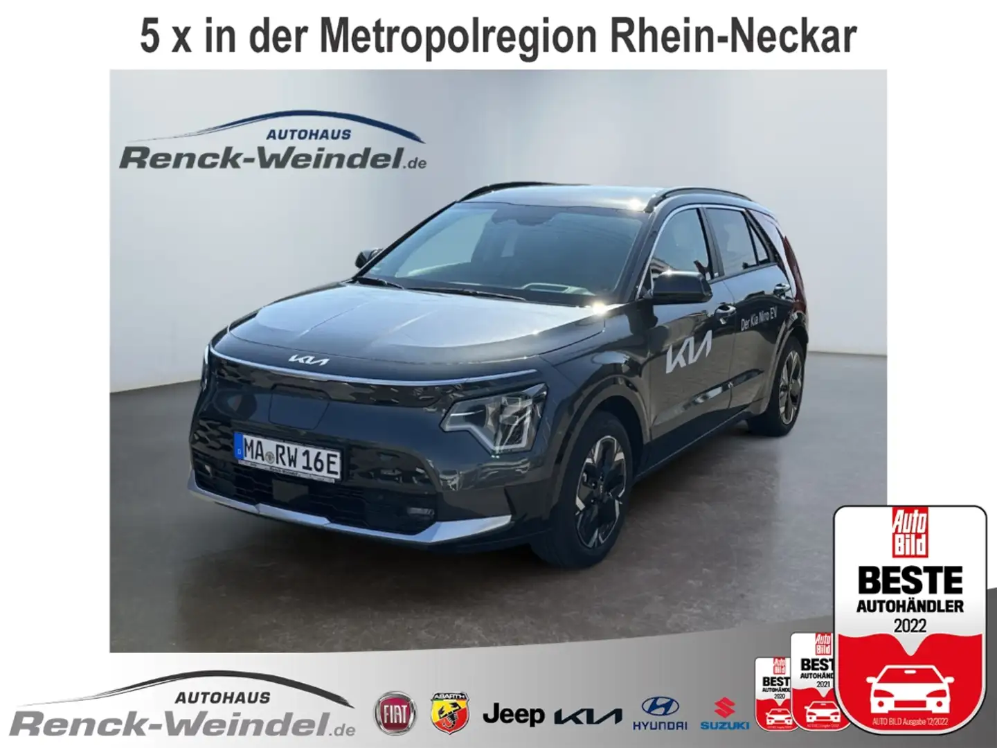 Kia Niro Inspiration Navi Rückfahrkam. Totwinkelassistent P Šedá - 1