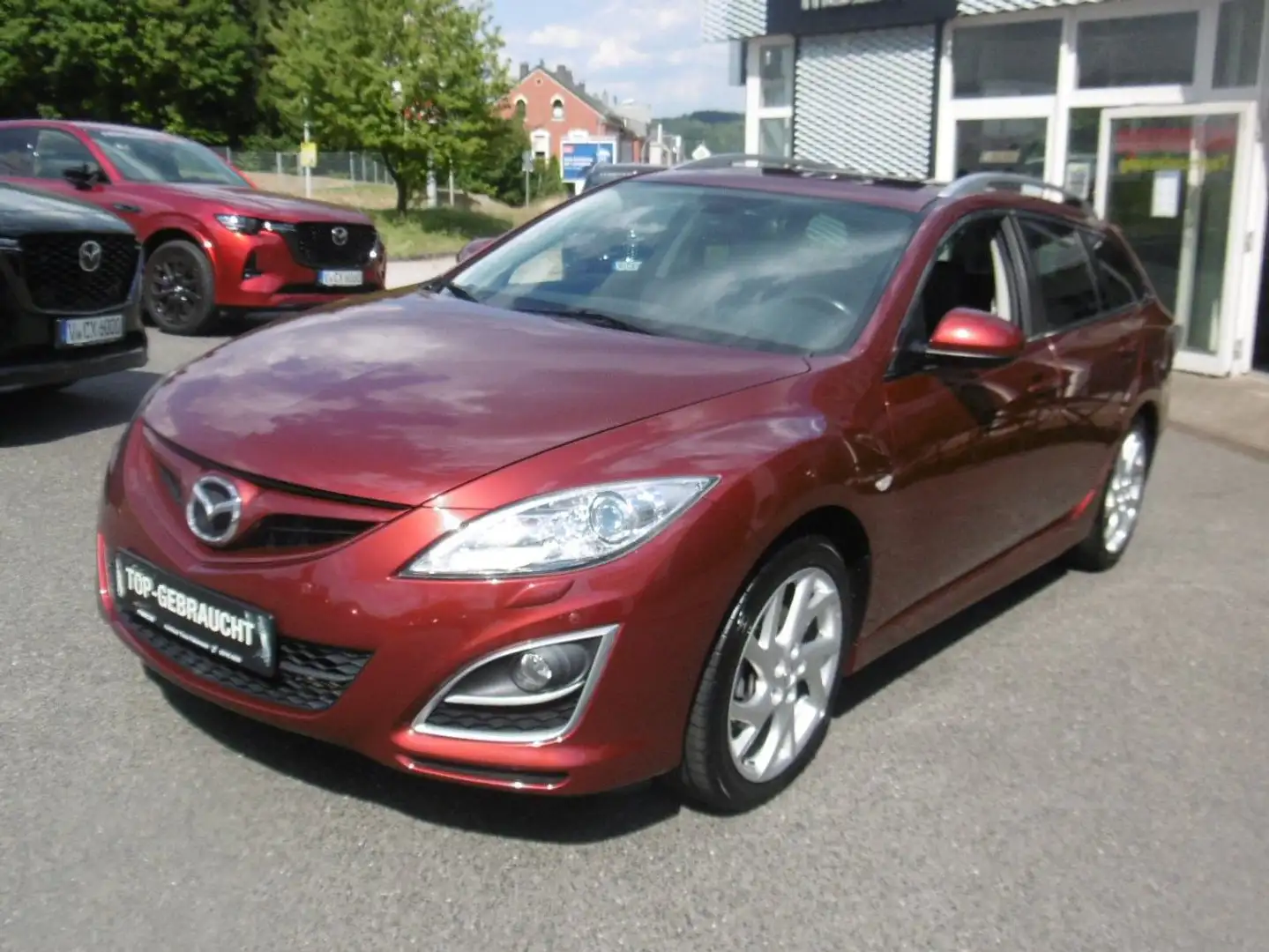 Mazda 6 2.0  Sports-Line  WR Scheibedach Leder Bose Xenon Rot - 1