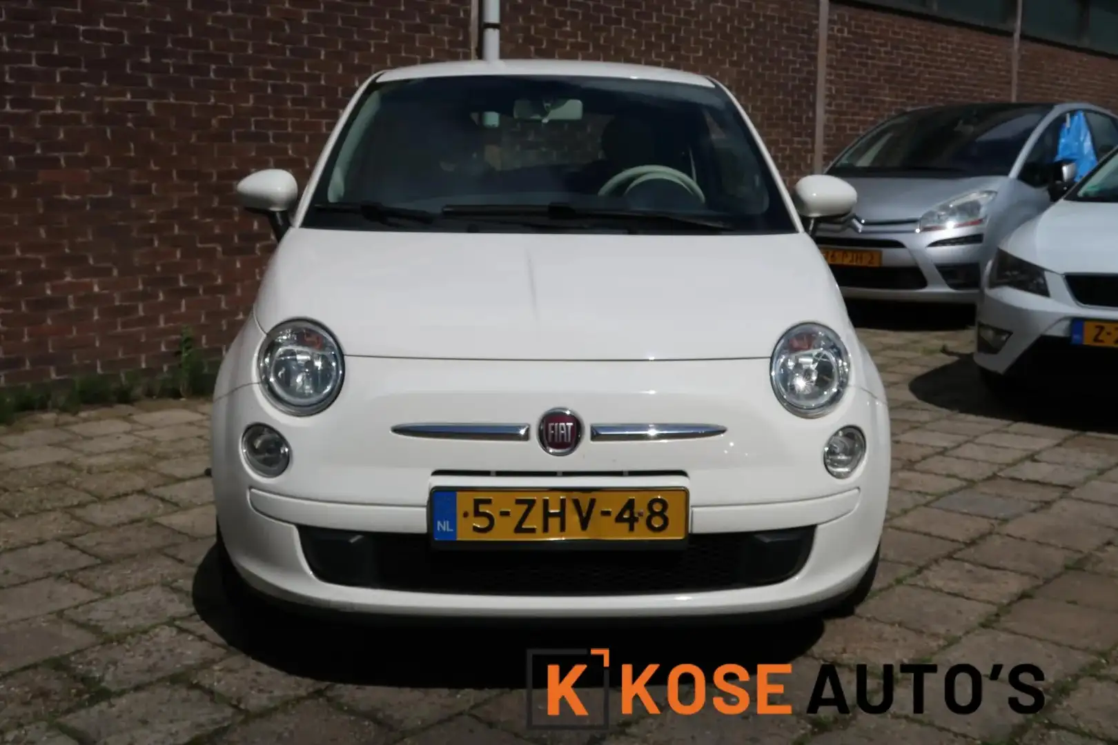 Fiat 500 1.0 TwinAir Pop, AIRCO, LM VELGEN, 2 ELEKTRISCHE R Weiß - 2