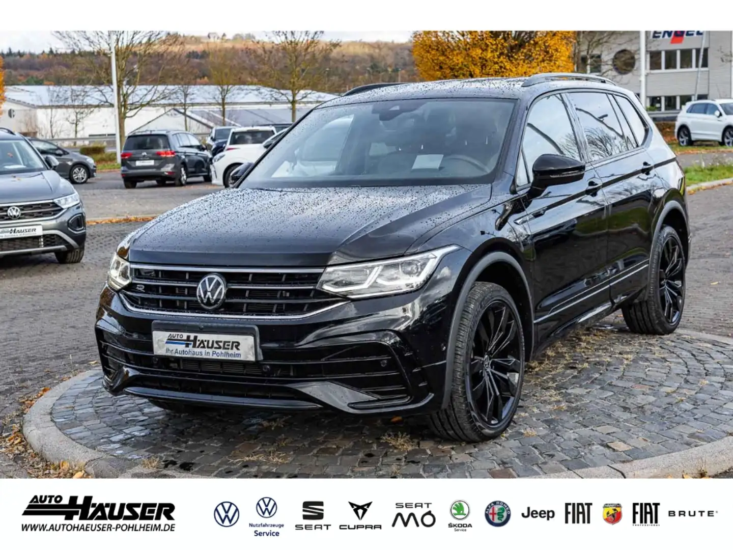 Volkswagen Tiguan Allspace R-Line 2.0 TDI DSG 4Motion AHK DCC HUD AREA-VIEW E Schwarz - 1